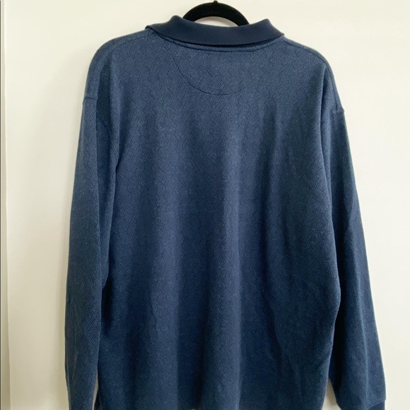 Saddlebred Men’s Navy Collared Sweater - Picture 6 of 6